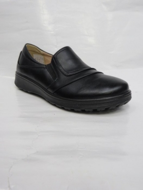 Półbuty damskie na płaskim (36-42) 37020-1 BLACK