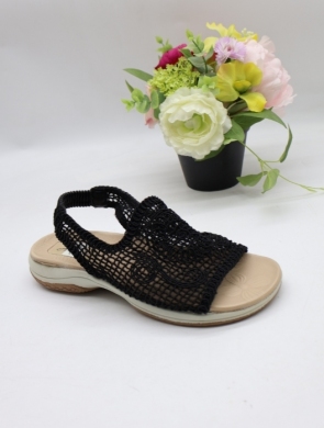Sandały damskie na płaskim (36-41) R67 BLACK