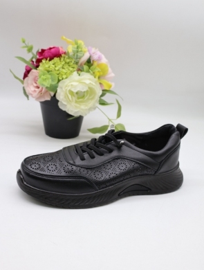 Buty sportowe damskie na płaskim (36-41) BK-619 BLACK