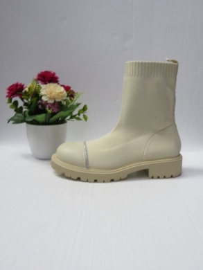 Botki damskie na płaskim (36-41) RXJ187 BEIGE