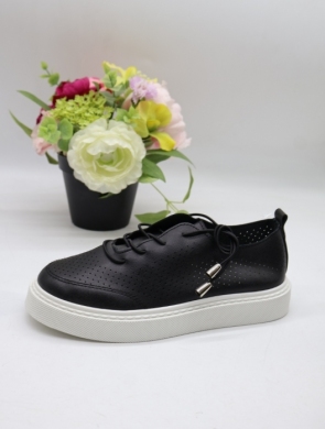 Buty sportowe damskie na płaskim (36-41) 777-2 BLACK