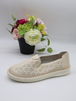 Półbuty damskie na płaskim (36-42) C930 BEIGE