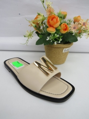Klapki damskie na płaskim (36-41) 5007 BEIGE