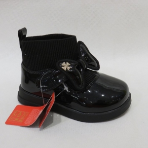 Botki dziewczęce jesienne (22-27) SQ625 BLACK