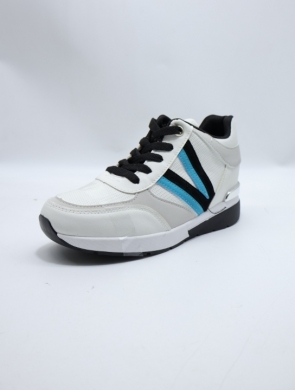 Buty sportowe damskie na płaskim (36-41) KK-386 WHITE