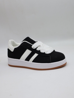 Buty sportowe damskie na płaskim (36-41) A-123 BLACK