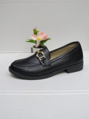 Mokasyny damskie na płaskim (36-41) F1-01 BLACK