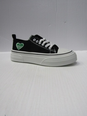 Trampki damskie na płaskim (36-41) LL1870 BLACK