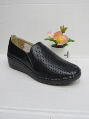 Półbuty damskie na koturnie (36-42) 8601-1 BLACK