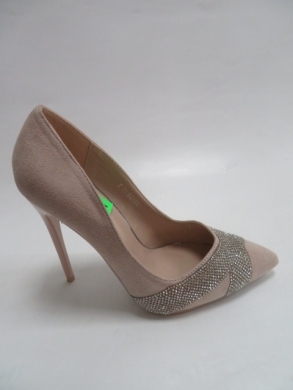 Czółenka damskie na szpilce (36-41) B84 BEIGE