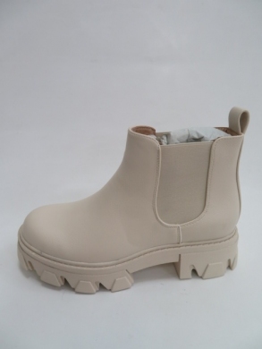 Botki damskie jesienne na płaskim (36-41) NC1208 BEIGE