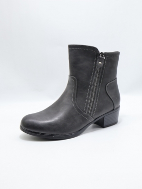 Botki damskie ocieplane na obcasie (36-41) 6892-7