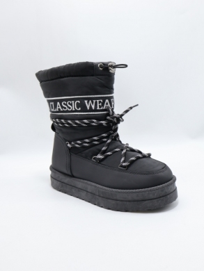 Śniegowce damskie (36-41) 21-Q107 BLACK
