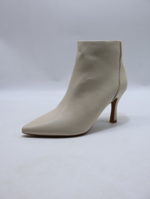 Botki damskie na szpilce (36-41) 6336 BROWN