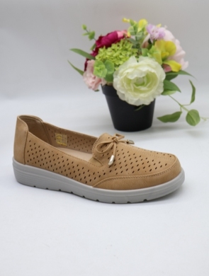 Półbuty damskie na płaskim (36-41) 6267 CAMEL