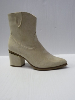 Botki damskie ocieplane na obcasie (36-41) BM75 BEIGE