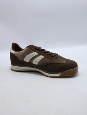 Buty sportowe damskie na płaskim (36-41) 3910 BROWN