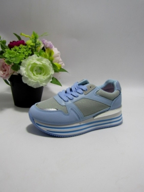 Buty sportowe damskie na płaskim (36-41) 9150 BLUE