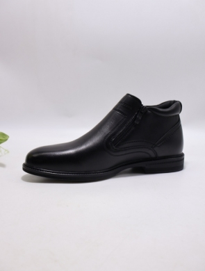 Botki męskie ocieplane (40-45) 63536-1 BLACK