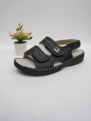 Sandały damskie na koturnie (36-41) 008 BLACK