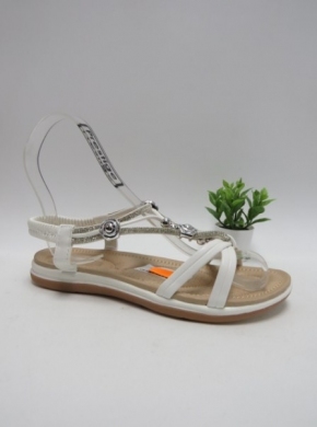 Sandały damskie na płaskim (36-41) FY6828 WHITE