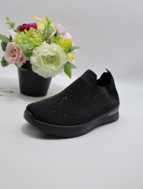Buty sportowe damskie na płaskim (36-41) SJ2501-1 BLACK