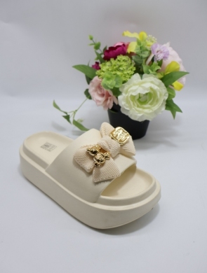 Basenówki damskie (36-41) SP49-3 BEIGE