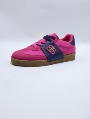 Buty sportowe damskie na płaskim (36-41) 9016 FUSHIA