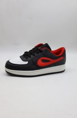 Buty sportowe damskie na płaskim (36-41) DN91-52 BL/RED