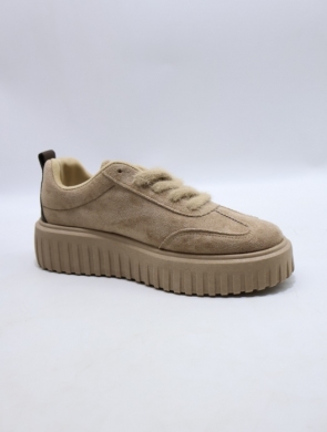 Buty sportowe damskie na płaskim (36-41) A013 KHAKI