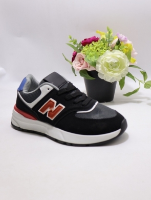 Buty sportowe damskie na płaskim (36-41) BO-190 BLACK