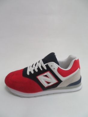 Buty sportowe damskie na płaskim (36-41) 21030-5 red