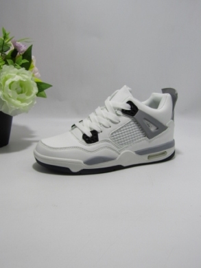 Buty sportowe młodzieżowe (36-41) D660-XN WH/LGREY/BLACK
