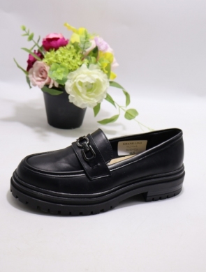 Mokasyny damskie na płaskim (36-41) 962 BLACK