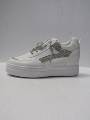Buty sportowe damskie na płaskim (36-41) WW-091 WHITE