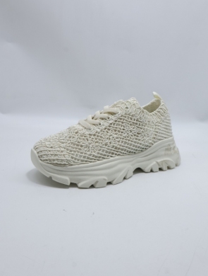 Buty sportowe damskie na płaskim (36-41) 8833 BEIGE