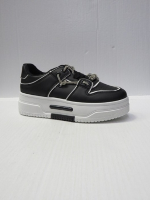 Buty sportowe damskie na koturnie (36-41) 1706 BLACK