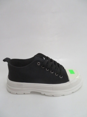 Trampki damskie na koturnie (36-41) LA122 BLACK