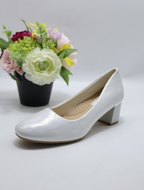 Czółenki damskie na obcasie (36-41) 1759 SILVER