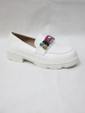 Mokasyny damskie na płaskim (36-41) JH269 WHITE