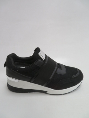 Buty sportowe damskie na koturnie (36-41) 2901 BLACK