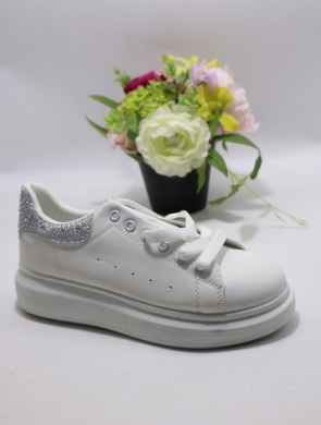 Buty sportowe damskie na płaskim (36-41) EV81A SILVER