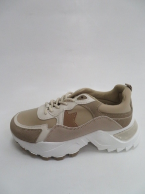 Sneakersy damskie niskie (36-41) XLL4026 KHAKI