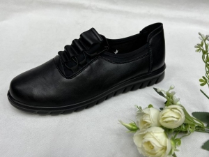 Półbuty damskie na płaskim (39-43) DX8108 BLACK
