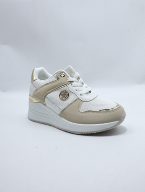 Buty sportowe damskie na koturnie (36-41) LDLJ-178 WH/BEIGE