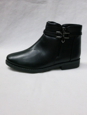 Botki damskie ocieplane na płaskim (36-41) XCHE-03 BLACK