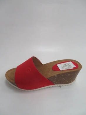 Klapki damskie na koturnie (36-41) 8282 RED