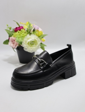 Mokasyny damskie na płaskim (36-41) 3255 BLACK