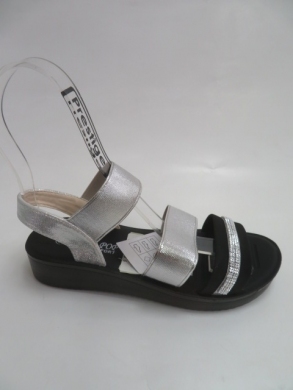 Sandały damskie na płaskim (36-41) FY6810 SILVER