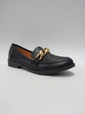 Mokasyny damskie na płaskim (36-41) 888-192 BLACK